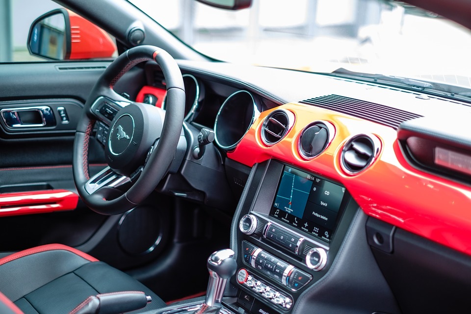 mustang gt steering wheel