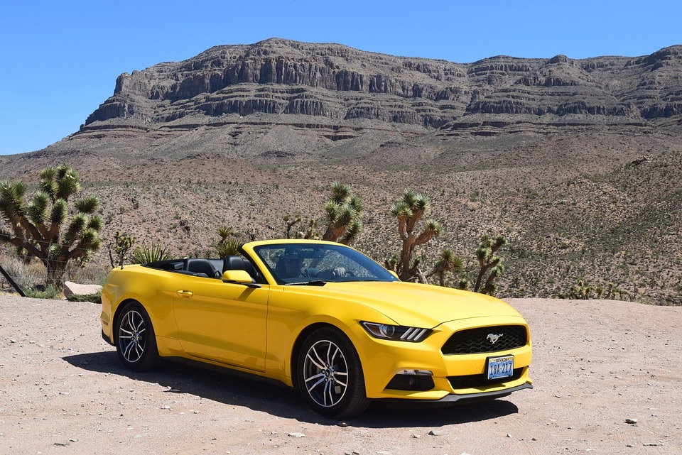 yellow mustang rental