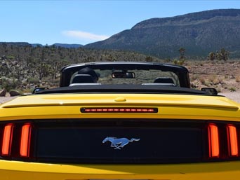 convertible mustang hire